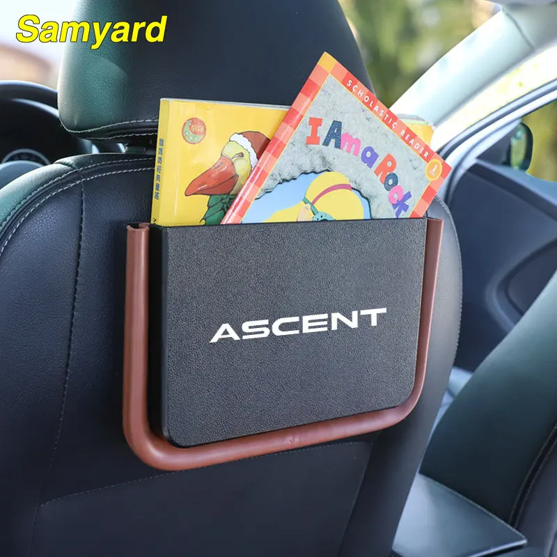 

Car rear seat storage box trash can organizers For Subaru Ascent Brz Crosstrek Exiga Forester legacy Impreza levorg auto parts