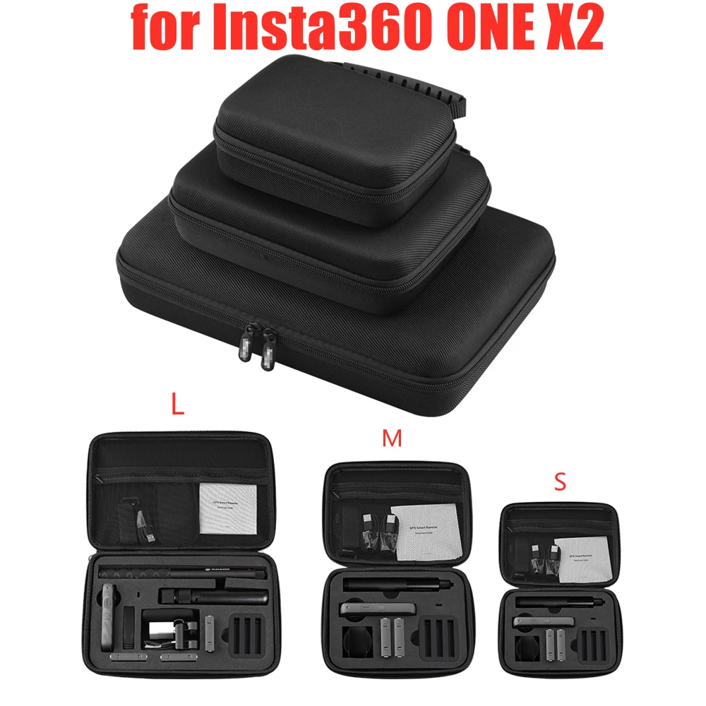 

Carrying Case for Insta360 ONE X3/X2 Storage Bag Anti-collision Handbag Portable Panoramic Camera Accessories
