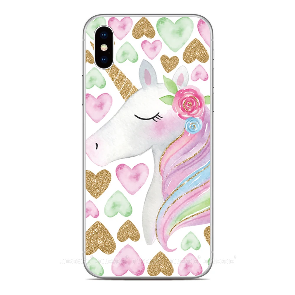 Чехол Rainbow Unicorn Для телефона Nokia C31 G22 C32 C02 C22 C30 C20 C10 X30 G60 G50 5G G11 G21 C1 C12 C21 C01 Plus G20 G10 X6