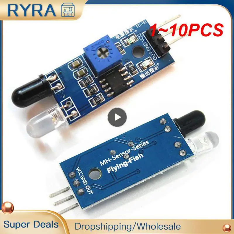 1 ~ 10 шт. инфракрасный датчик обхода препятствий фотоэлектрический модуль датчика