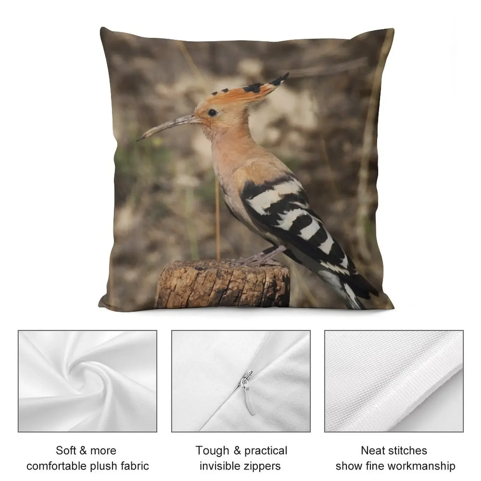 Upupa epops Декоративная подушка Наволочки для кровати Подушка