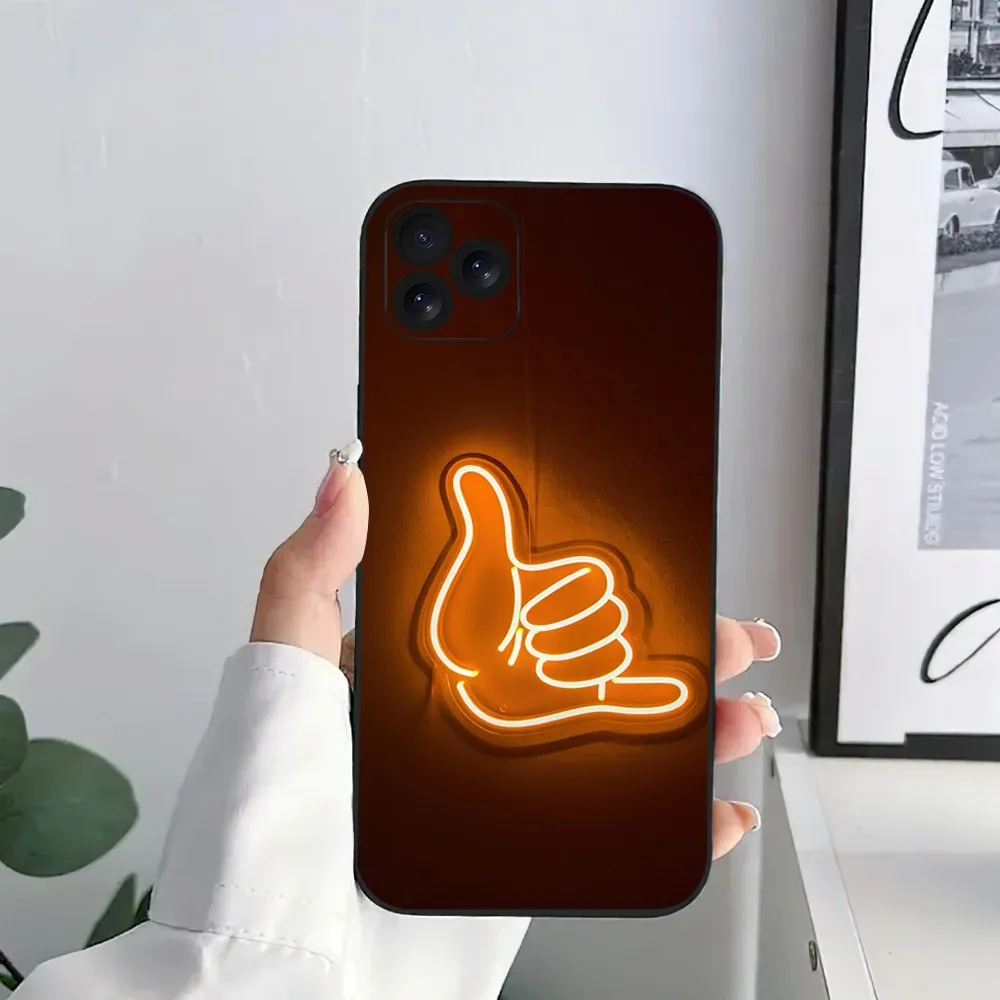 Неоновый легкий Чехол для телефона iPhone 15 14 13 12 11 8 Mini Xr Xs X Xsmax Pro Max Plus