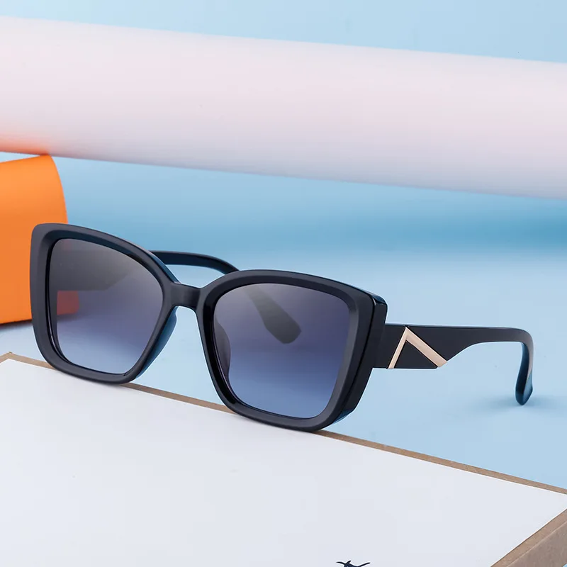 Por Lenses 2024 женские повседневные солнцезащитные очки из смолы для взрослых