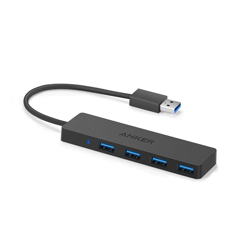 

2022 4-Port USB 3.0 Ultra Slim Data Hub for Macbook, Mac Pro/mini, iMac, Surface Pro, XPS, Notebook PC, USB Flash Drives etc