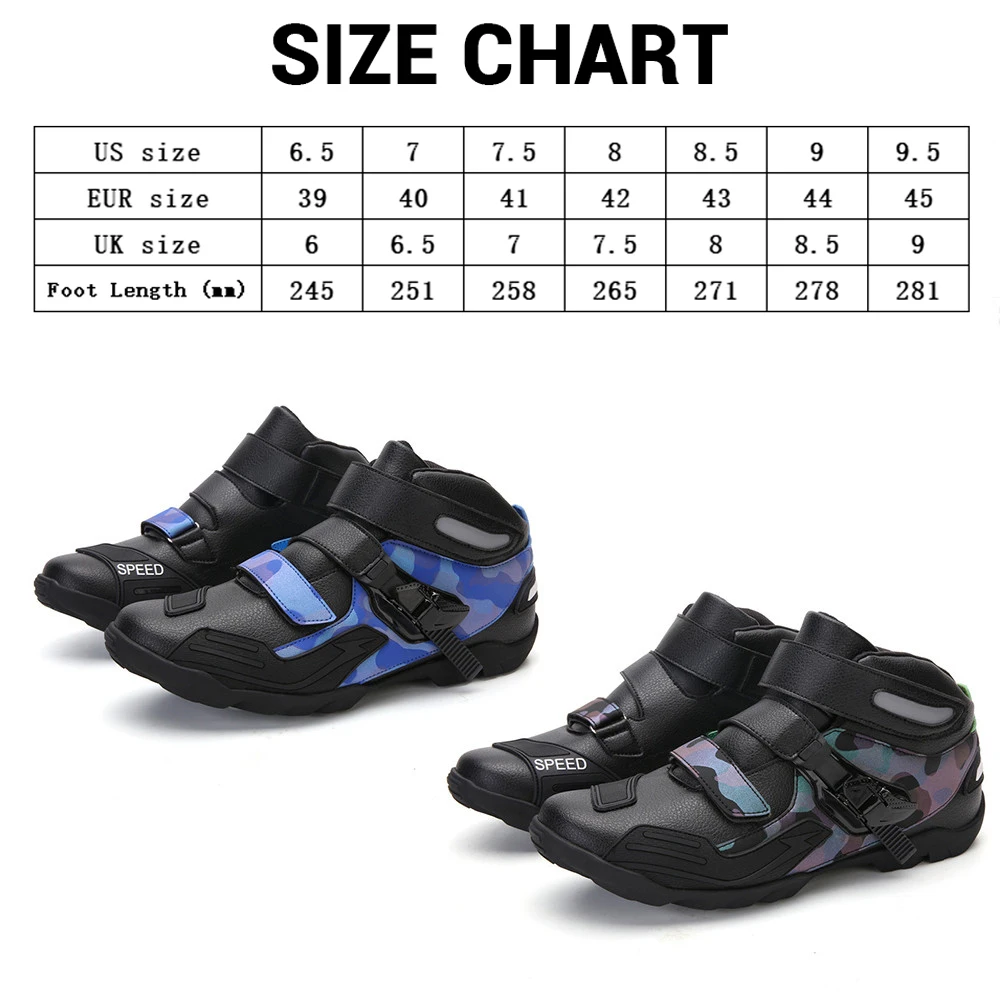 Motorcycle Riding Boots Motocross Breathable Shoes Off-road Boots Camouflage Reflector Summer Shoes For Men Women enlarge
