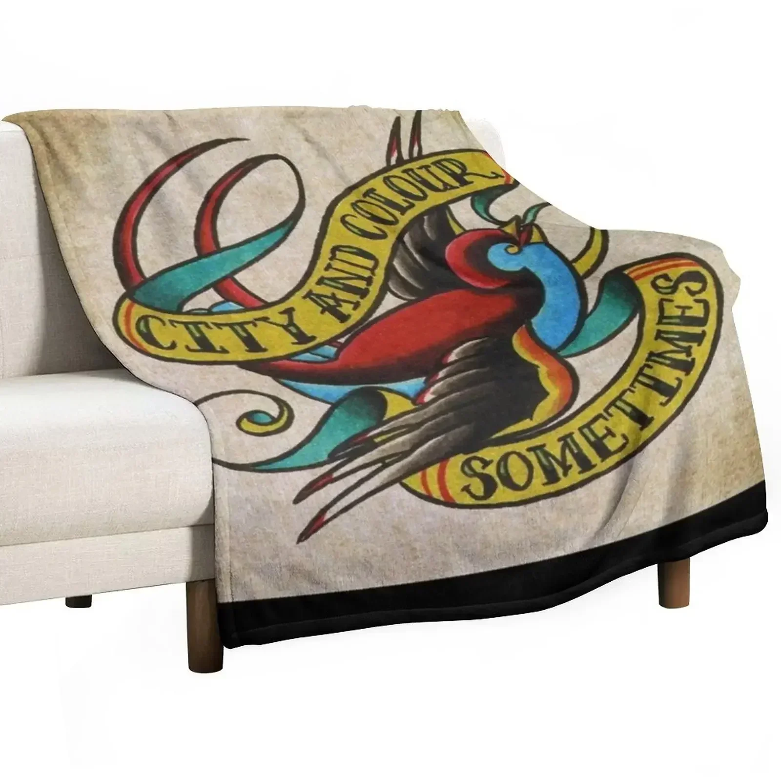 Город и цвет иногда одеяло одиночное для детских одеял