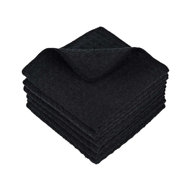 

Homaxy 4/6Pcs Kitchen Cleaning Towel Cotton Cleaning Cloth Dishcloth Absorbent Non-stick Oil Rags Pot Dish Washing Wipe Cloth