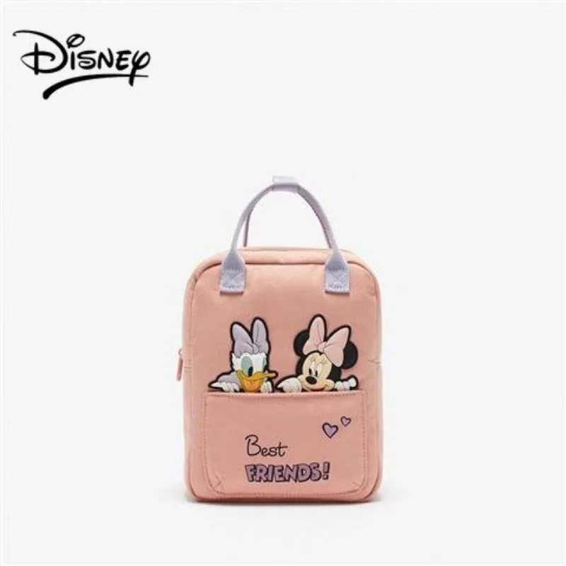 Disney Kids Backpack for Girl Children Minnie Mouse School Bag Canvas Cute Kindergarten Baby Backpack Toddler Free Shipping