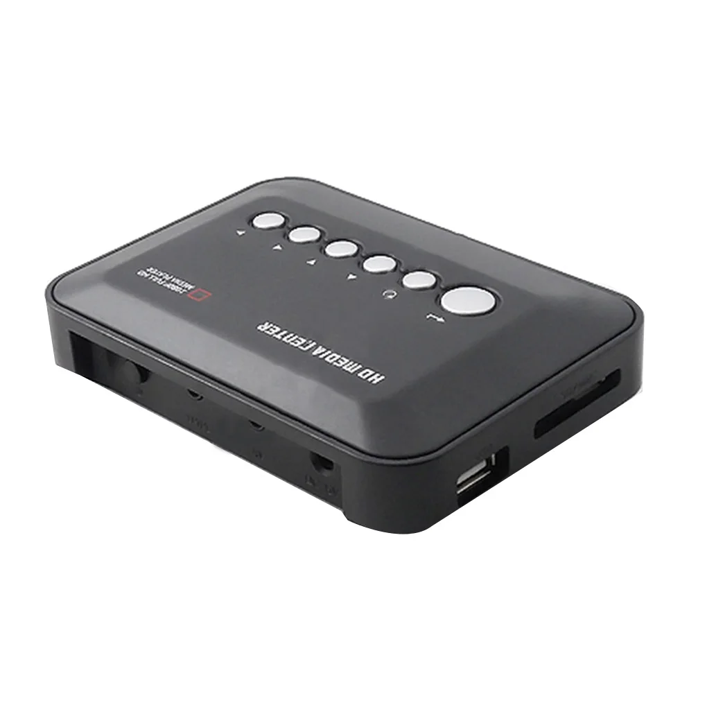 

Mini Full HD1080P MKV HDD HD Media Player Center HD AV VGA USB SD MMC Remote Controller Player AU Plug