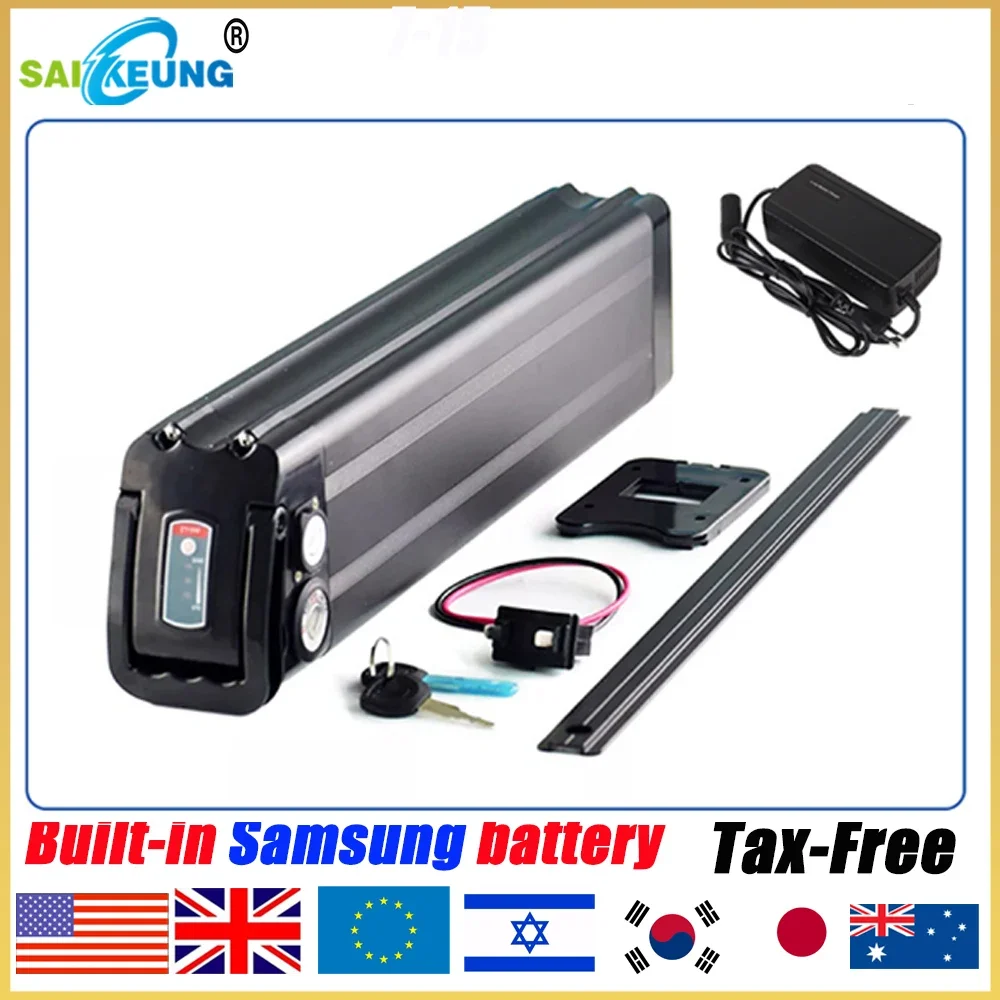 48v72v52 60 36 В литиевый аккумулятор SilverFish для велосипеда 48 Duotts s26 20 Электрический