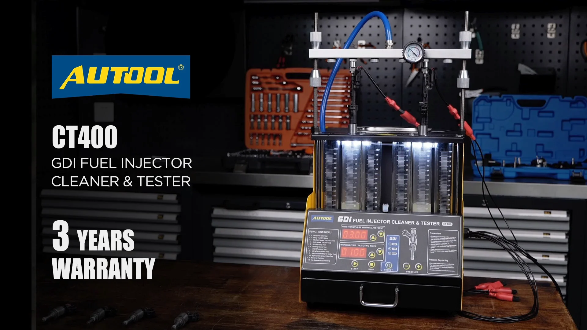 

2021 GDI Great High Quality AUTOOL CT400 Tester And Cleaner High Voltage Pressure Car Auto Engine Tester Fuel Injector GDI