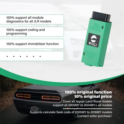 Новейший диагностический сканер VNCI 2024 для JLR DOIP Jaguar Land Rover поддерживает