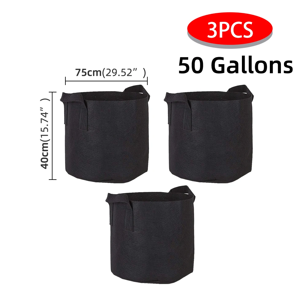 

RBCFHI Фетровые мешки для выращивания 1-50 галлонов