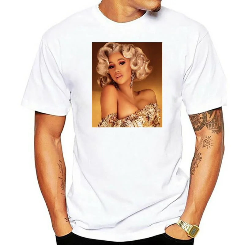 

Camiseta редкий Карди B унисекс, камуфляжная рубашка, хлопчатобумажная рубашка, с длинным рукавом, винтажная, бриллиантовая