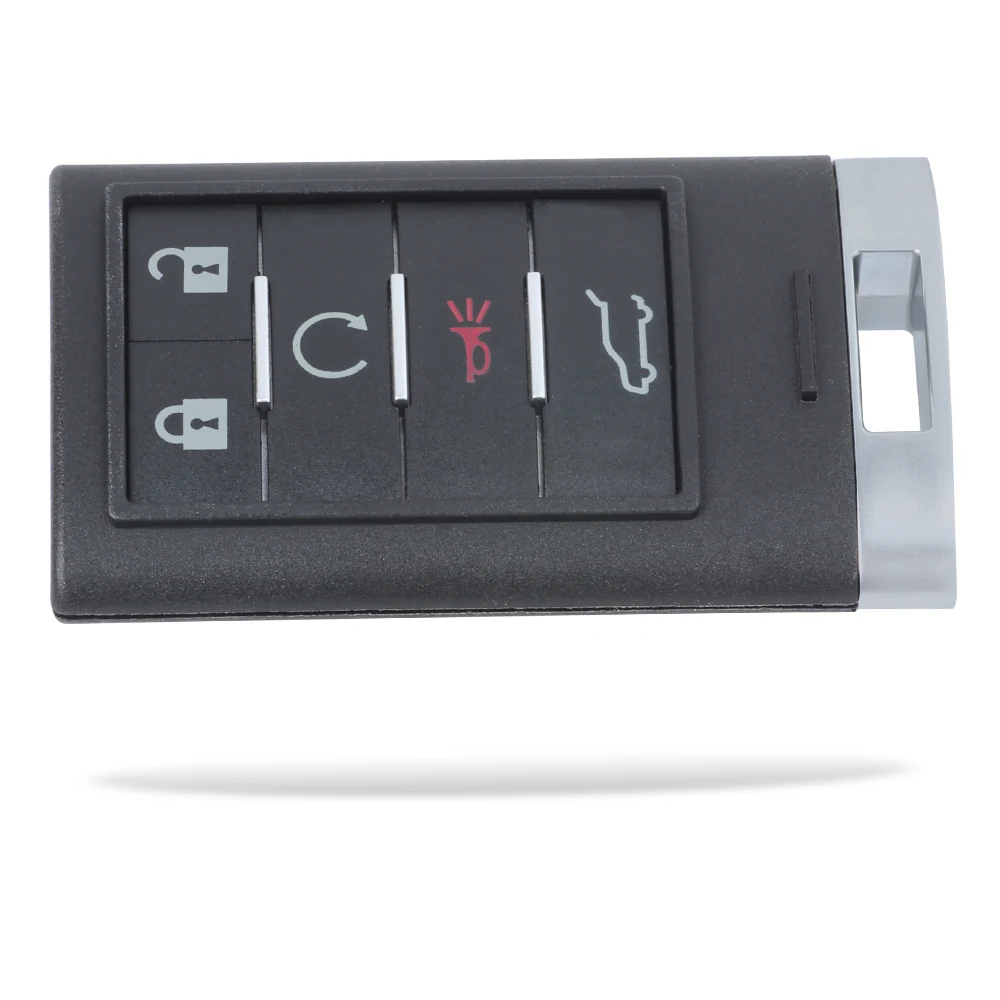 KEYECU 2 шт. 5 кнопок 315 МГц/433 МГц интеллектуальная карта Smart Remote Key для Cadillac SRX XTS ATS 2010