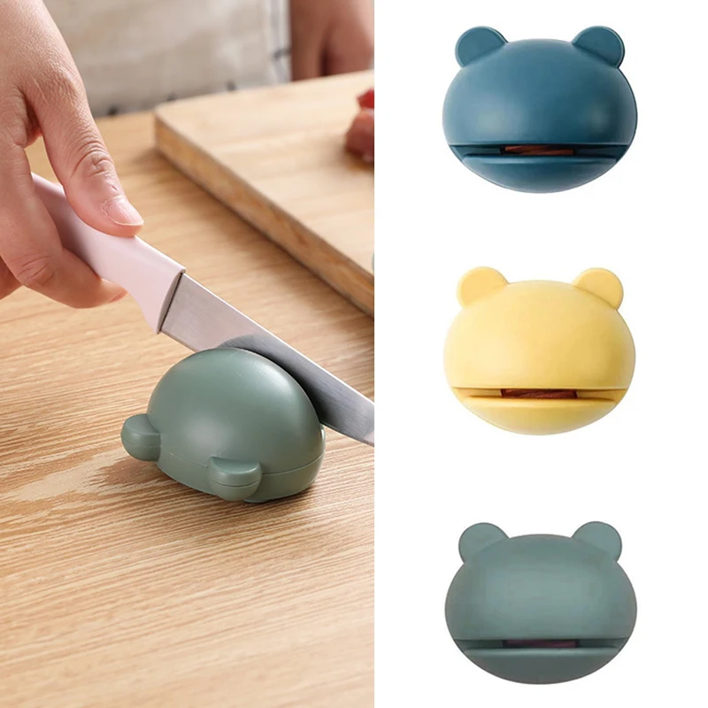 

Creativity Cartoon Frog Shape Knife Sharpener Mini Portable Multi-function Sharpening Stone Household Kitchen Accessories