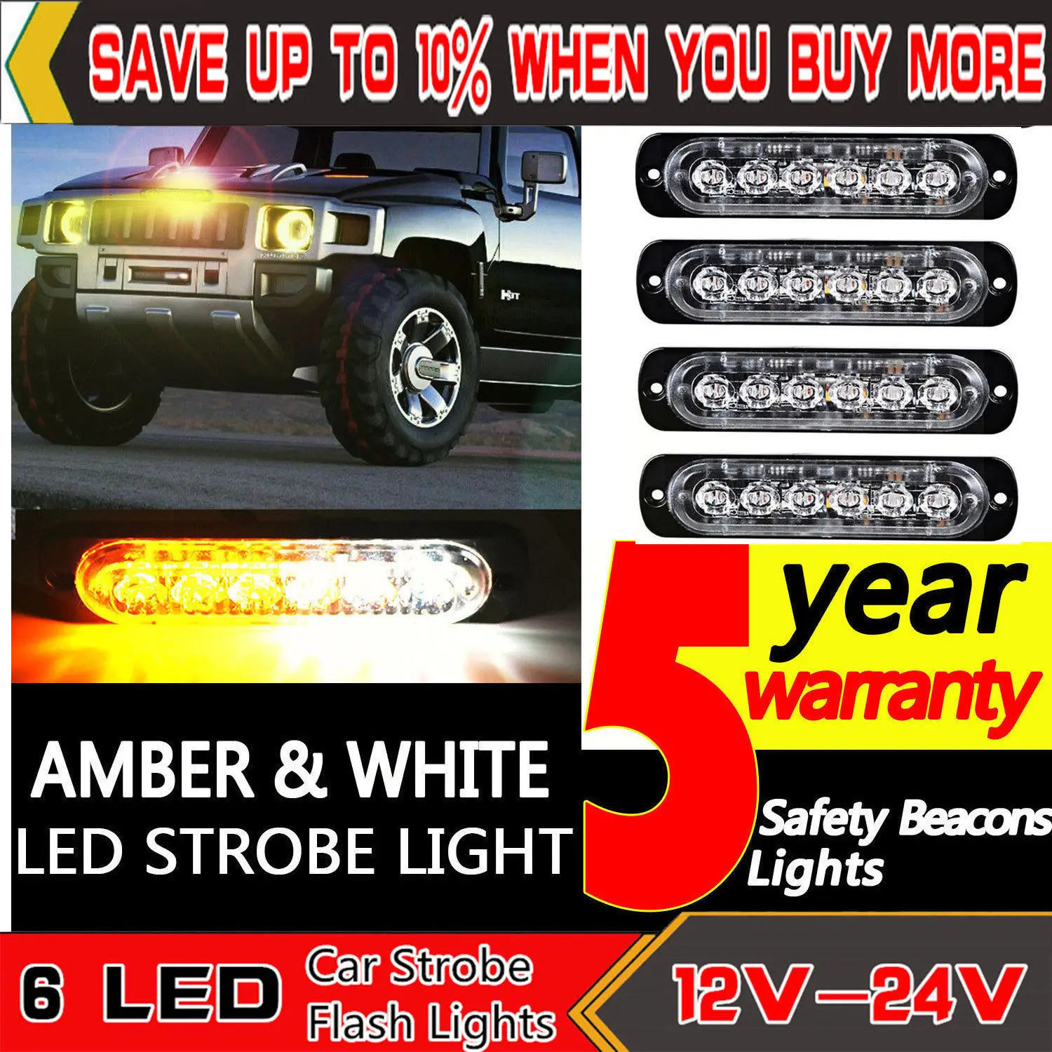 

18W Lamp Bar Strobe Lamp Side Light LED Auto Truck Side Lamp