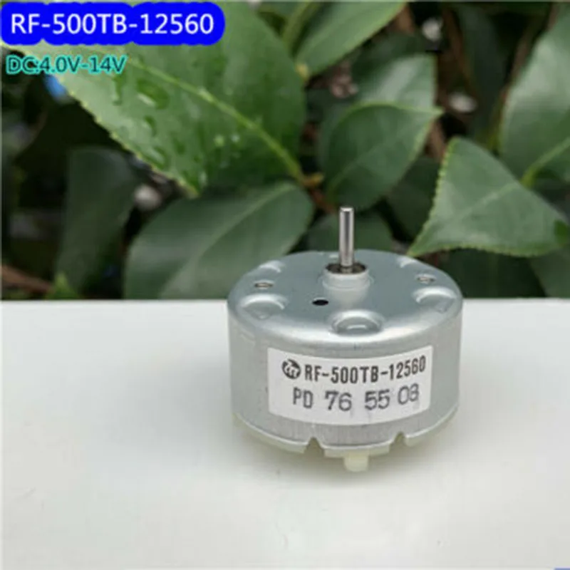 

MABUCHI RF-500TB-12560 DC 5V-12V 5500RPM Mini 32mm Diameter Round Electric Audio Spindle Motor DIY Bell Fragrance Sweeper Robot