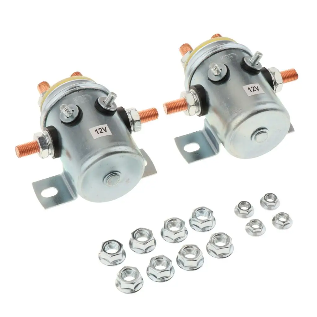 

2pcs Relay 12v 200a of 6 Terminal to Control Electrical Equipment of