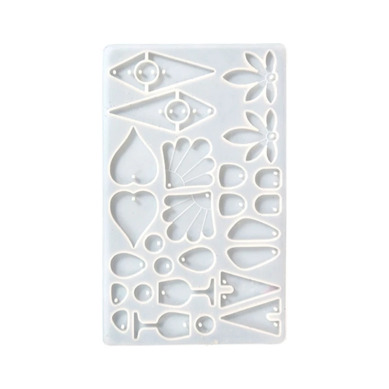 

Keychain Silicone Mold Earrings Resin Mold for Pendant Crafts Jewelry Making