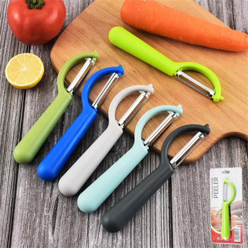 

Potato Slicer Fruit Vegetable Peeler Knife Peel Blade Tool apple melon planer Kitchen Stainless Steel Onions carrot Peeler Tool