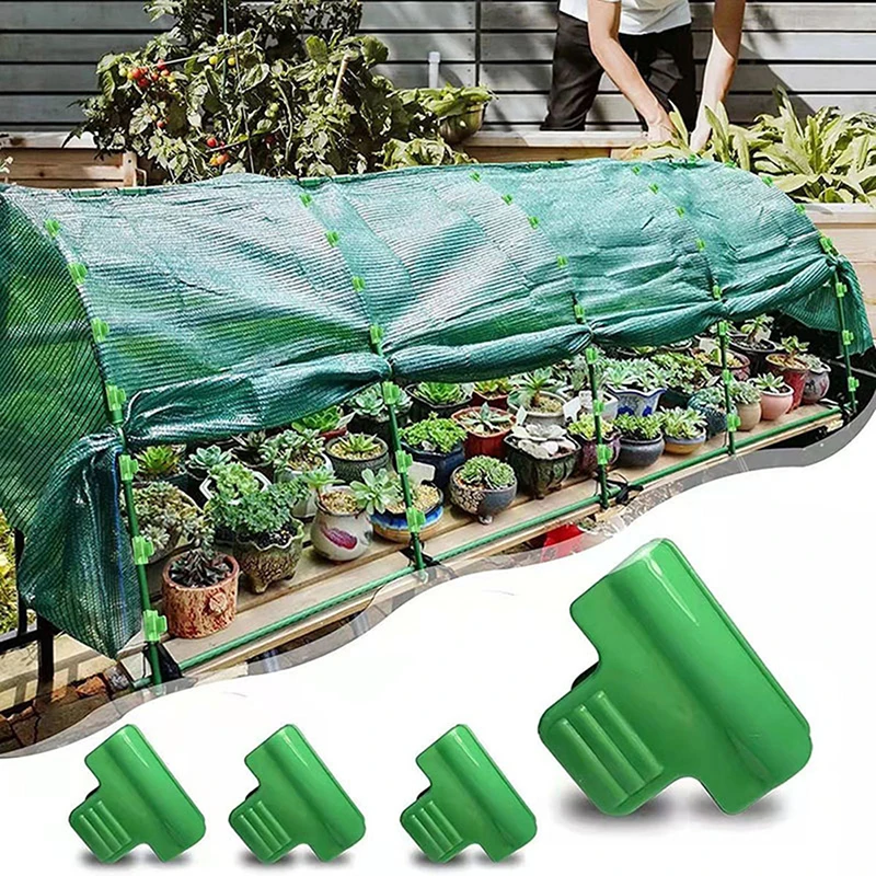 

10Pcs Greenhouse Clamps Clips Plant Stakes Pipe Clamps For Outer Diameter Shed Film Row Cover Shading Netting Tunnel Hoop Clips