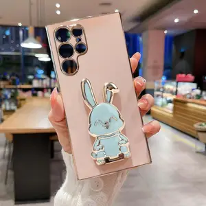 2023 складной держатель в виде мультяшного зайчика для IPhone для Samsung универсальный задний клейкий кронштейн Подставка в виде симпатичного кролика