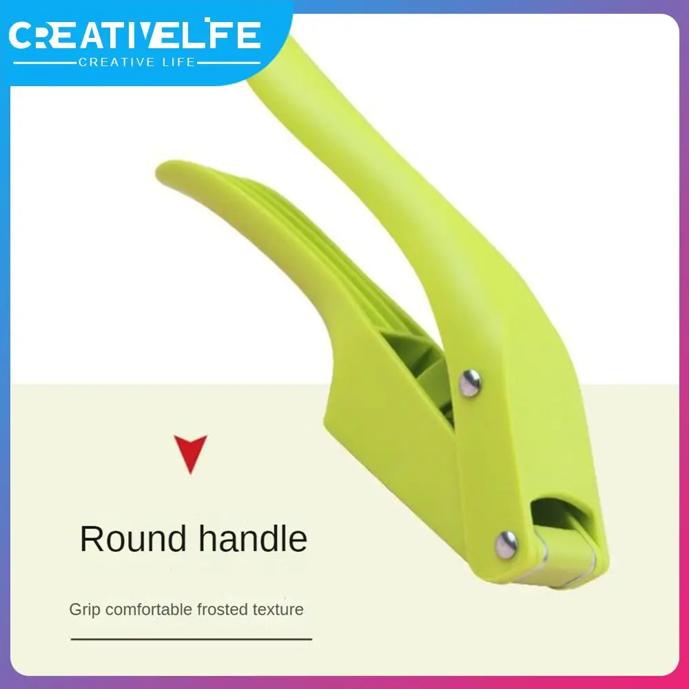 

Creative Easy-to-clean Garlic Peeler Multi-functional Garlic Pounding Machine Long Handle Garlic Press Cutter Kitchen Manual
