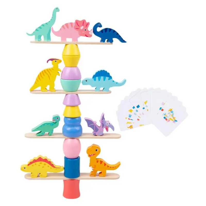 

Деревянные настольные игры, балансировочные игрушки динозавров, деревянные балансировочные игрушки, подарки на день рождения, сенсорные