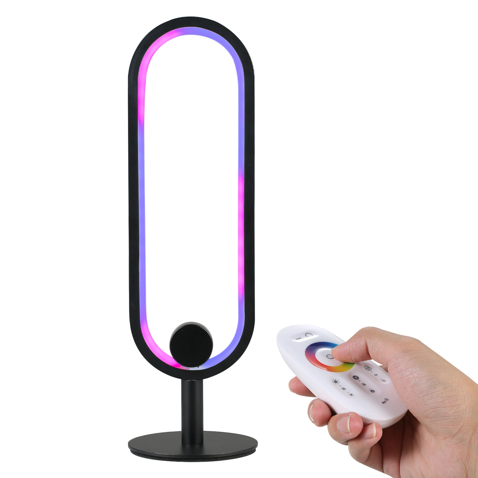 

Настольная лампа с регулировкой скорости, регулируемая яркость, RGB, для гостиной, спальни вечерние, домашнего и ежедневного использования