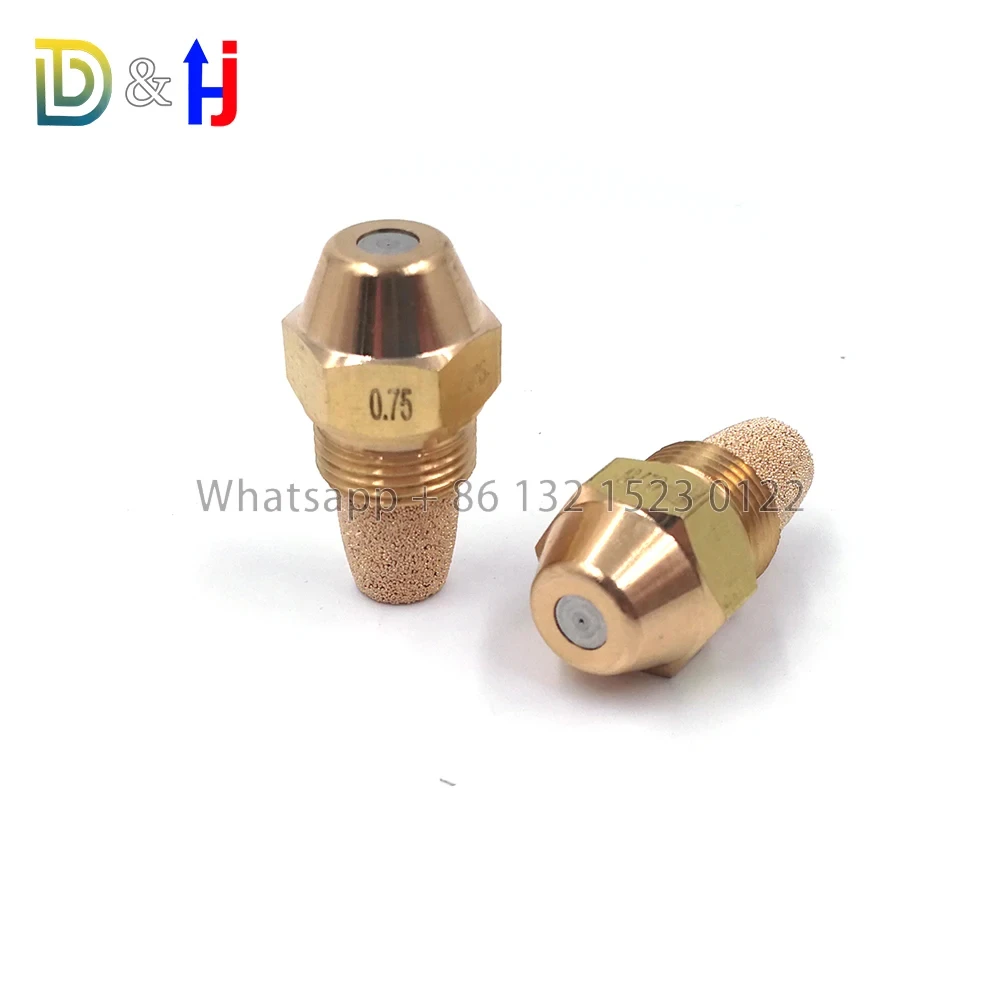 Форсунка для дизельных форсунок Brass 9/16 масляной горелки на 60 градусов тяжелая