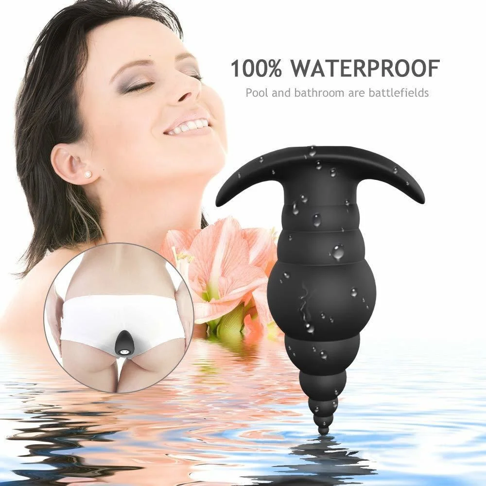 Мужской беспроводной вибратор с пультом ДУ простаты силиконовый массажер