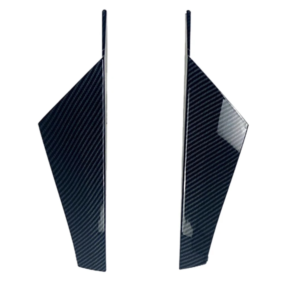 

2Pcs for GOLF 8 MK8 MK VIII 2020-2022 Carbon Fiber Rear Window Splitter Side Spoiler Wing Canard Cover Sticker Trim