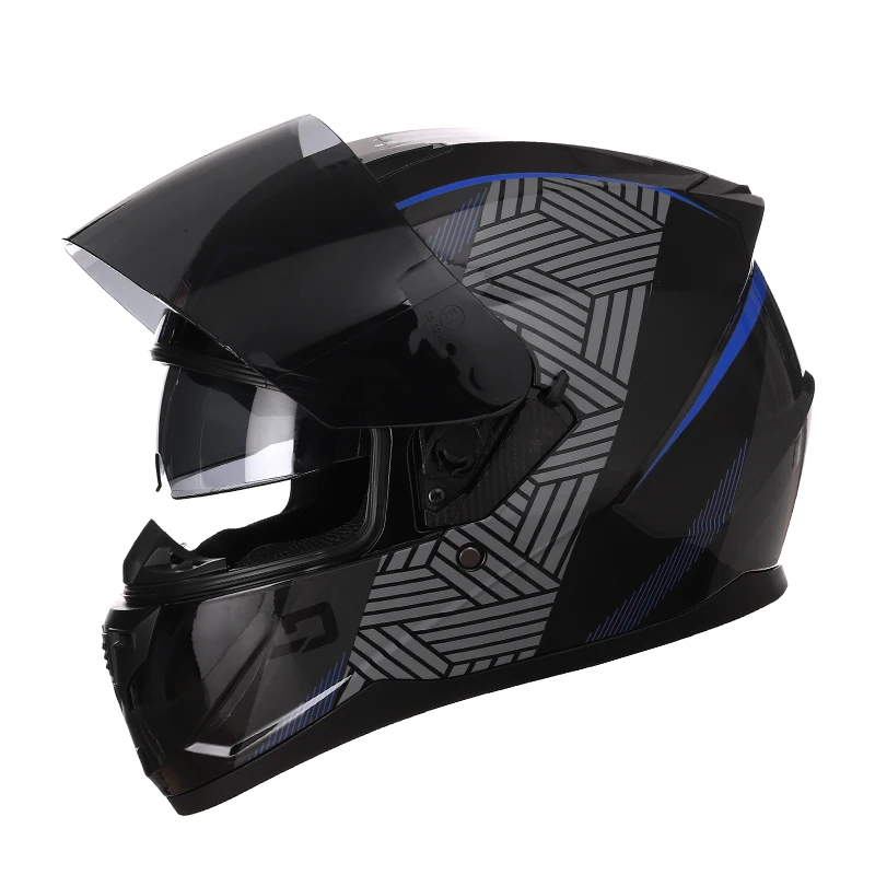 Enlarge BlackLion M67 ABS High Quality Classic Full Face Motorcycle Helmet Retro Safety Downhill Motocross Racing Casque Moto Capacete