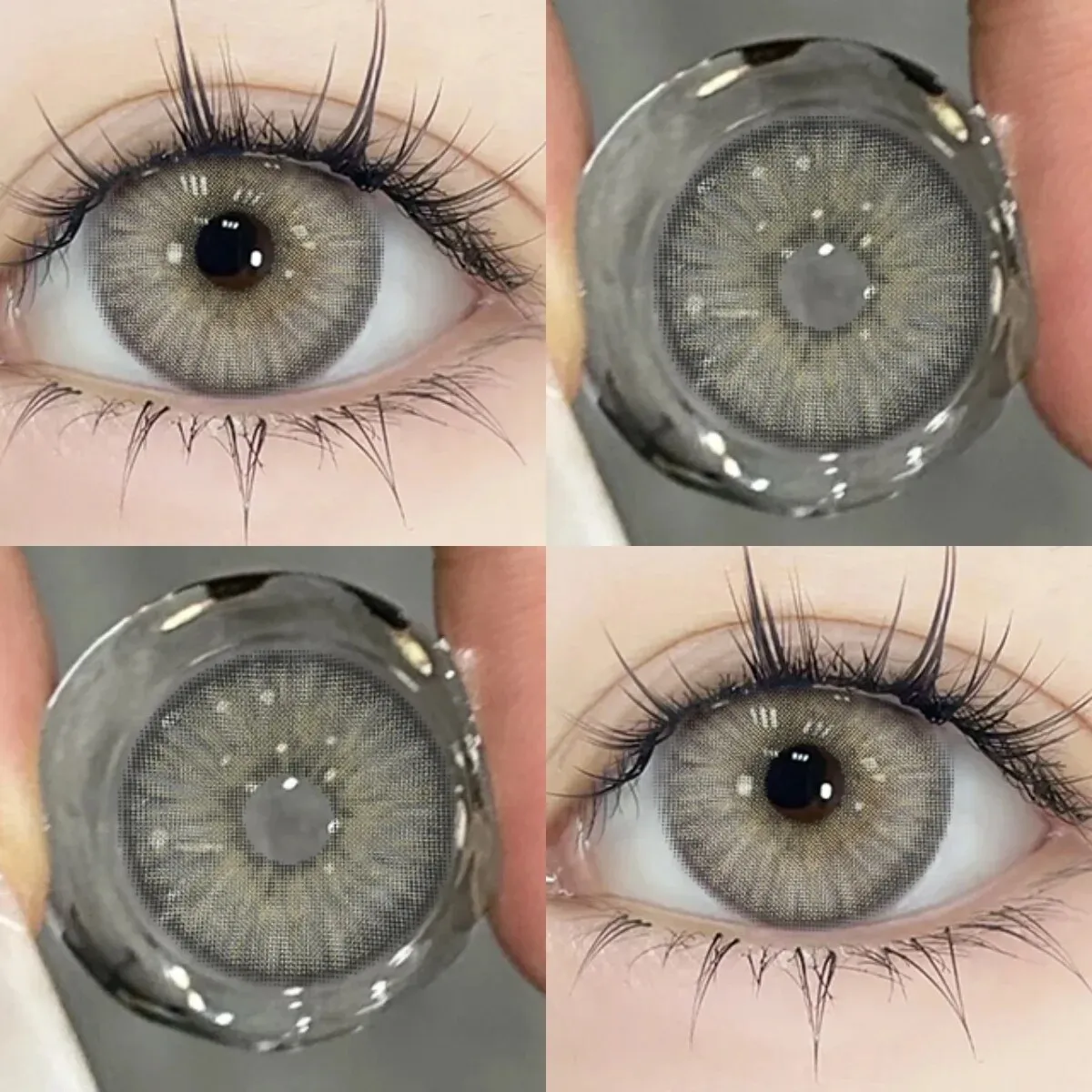 FUNSACHY 1 пара корейских линз для глаз LUCIFER модные цветные контактные линзы с синими