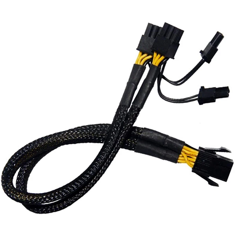

36X PCI-E 6 Pin To Dual Pcie 8 Pin (6+2) Image Card PCI Express Power Adapter GPU VGA Y-Splitter Extension Cable