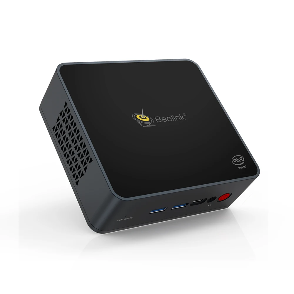 

Beelink GK55 mini pc Gemini lake J4125 desktop pc 8GB RAM 128G 256GB SSD dual LAN dual display 4K portable pc mini