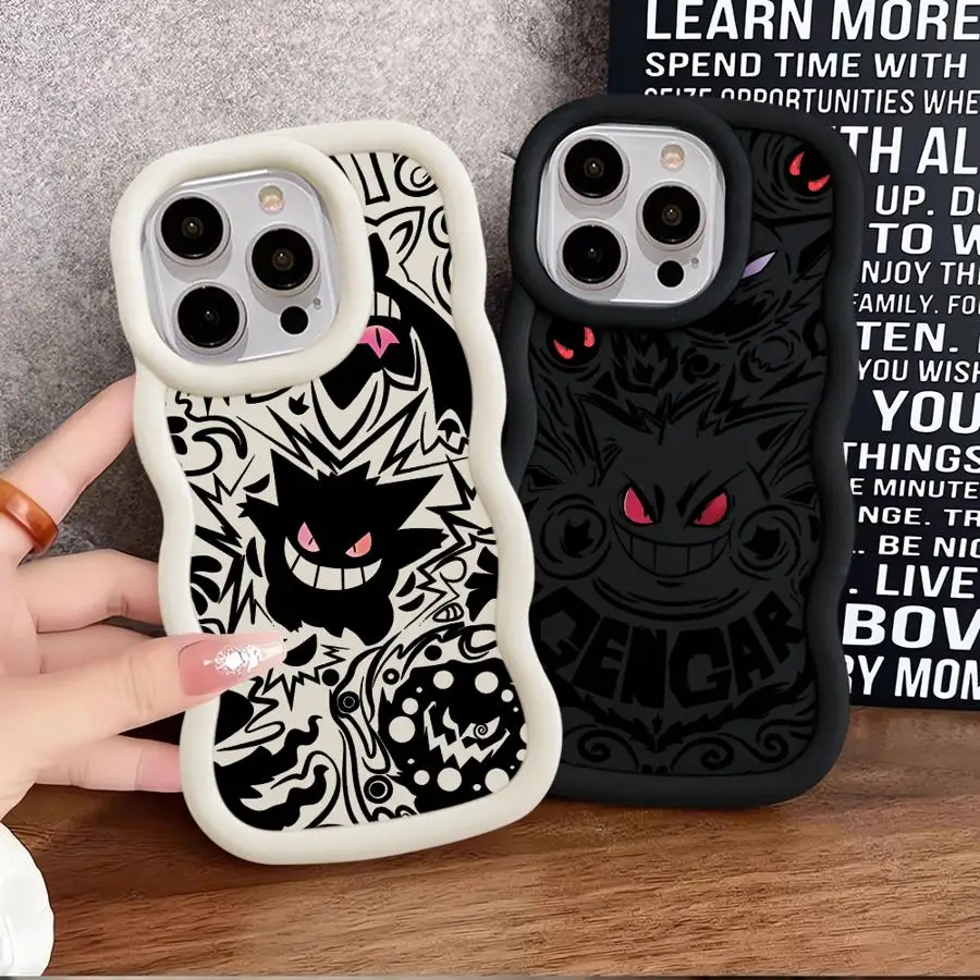 Anime Genger Case for Apple iPhone 16 15 11 14 13 12 Pro 7 X XS Max 8 Plus 16Pro 15Pro Soft Phone Funda