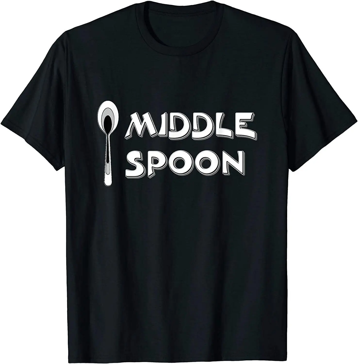 

NEW Throuple Middle Spoon Funny Poly Swingers Polyamory O-Neck Cotton T Shirt Men Casual Graphic Tees Tops Dropshipping