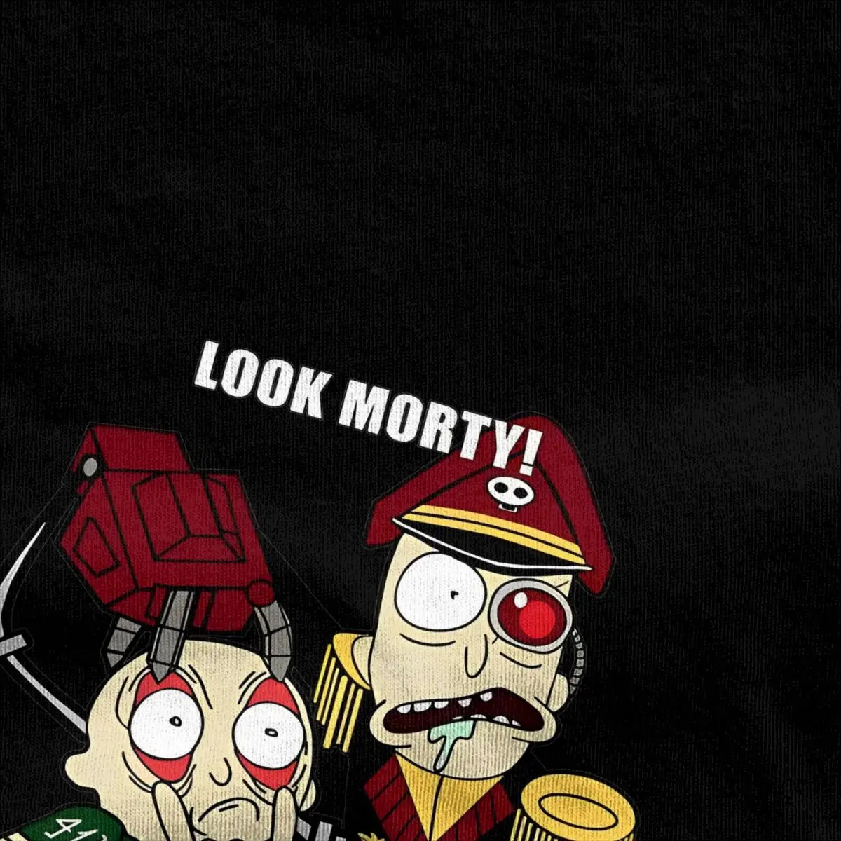 Warhammer 40k Look Morty Heresy футболка Harajuku футболки с коротким рукавом Y2K топы летние 100%