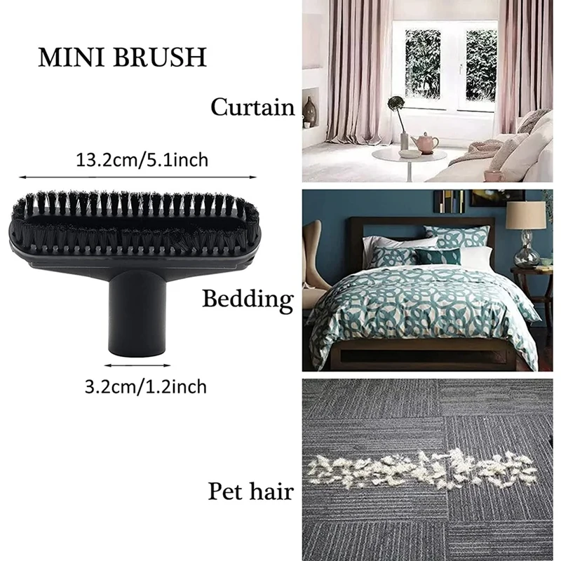 

Набор щеток для пылесоса, 1-1/4 дюйма, 1-3/8 дюйма