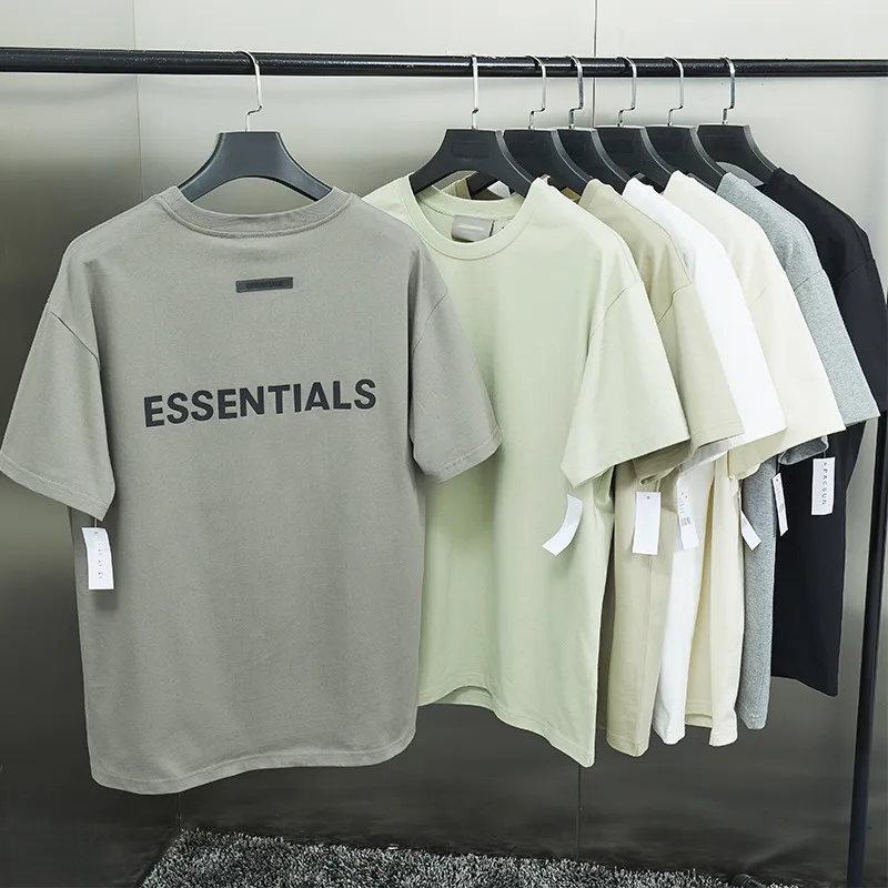 

Season 7 Jerry Lorenzo Oversized ESSENTIALS T-Shirt Back Silica Gel Letter Summer Unisex Cotton Quality Tee 100%1:Loose T Shirts
