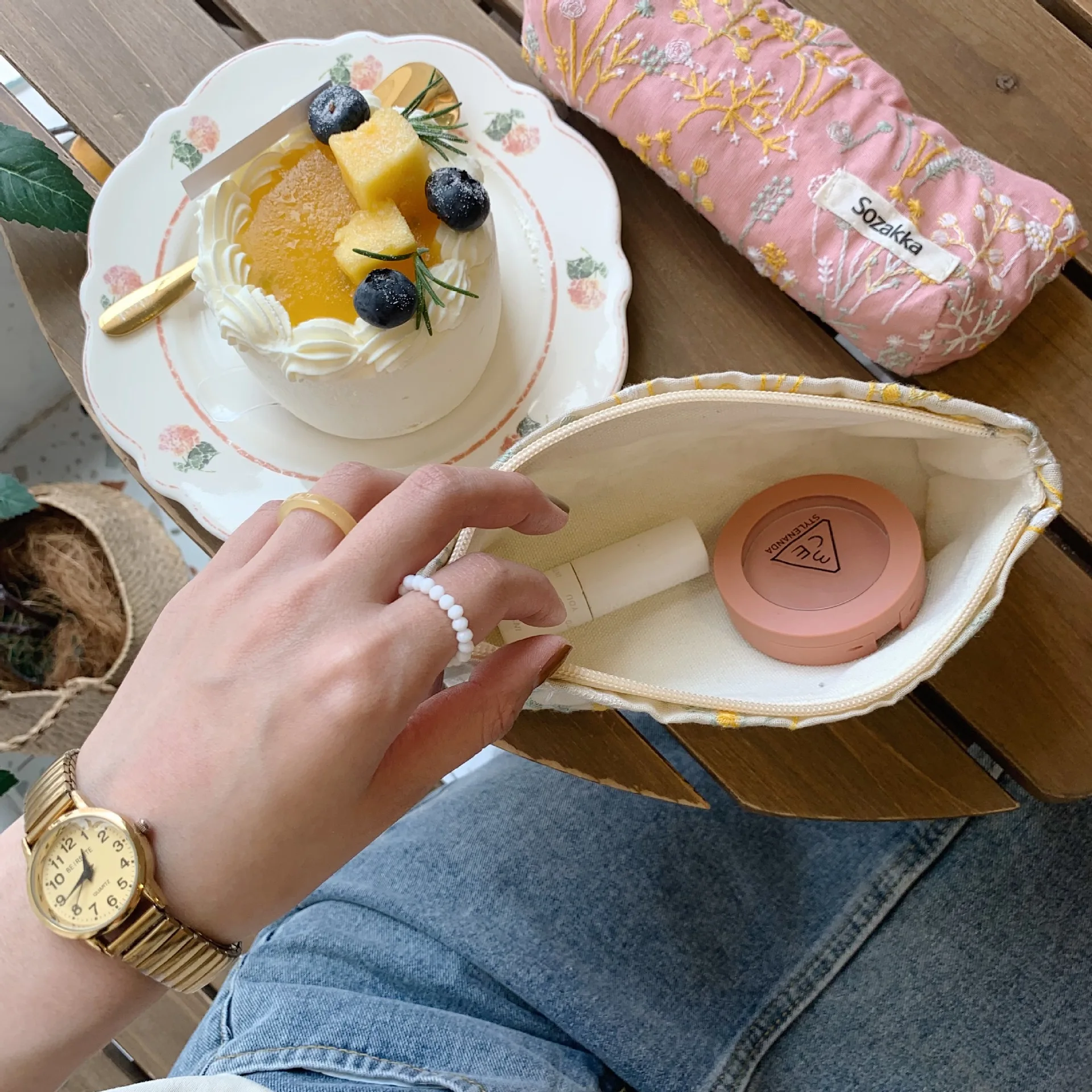 Новинка 2022 женская маленькая сумка для губной помады из хлопка и искусственной