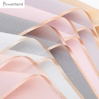 10pcslot phnom penh jelly film matte paper thicken craft paper floral flower bouquet gift wrapping paper waterproof translucent