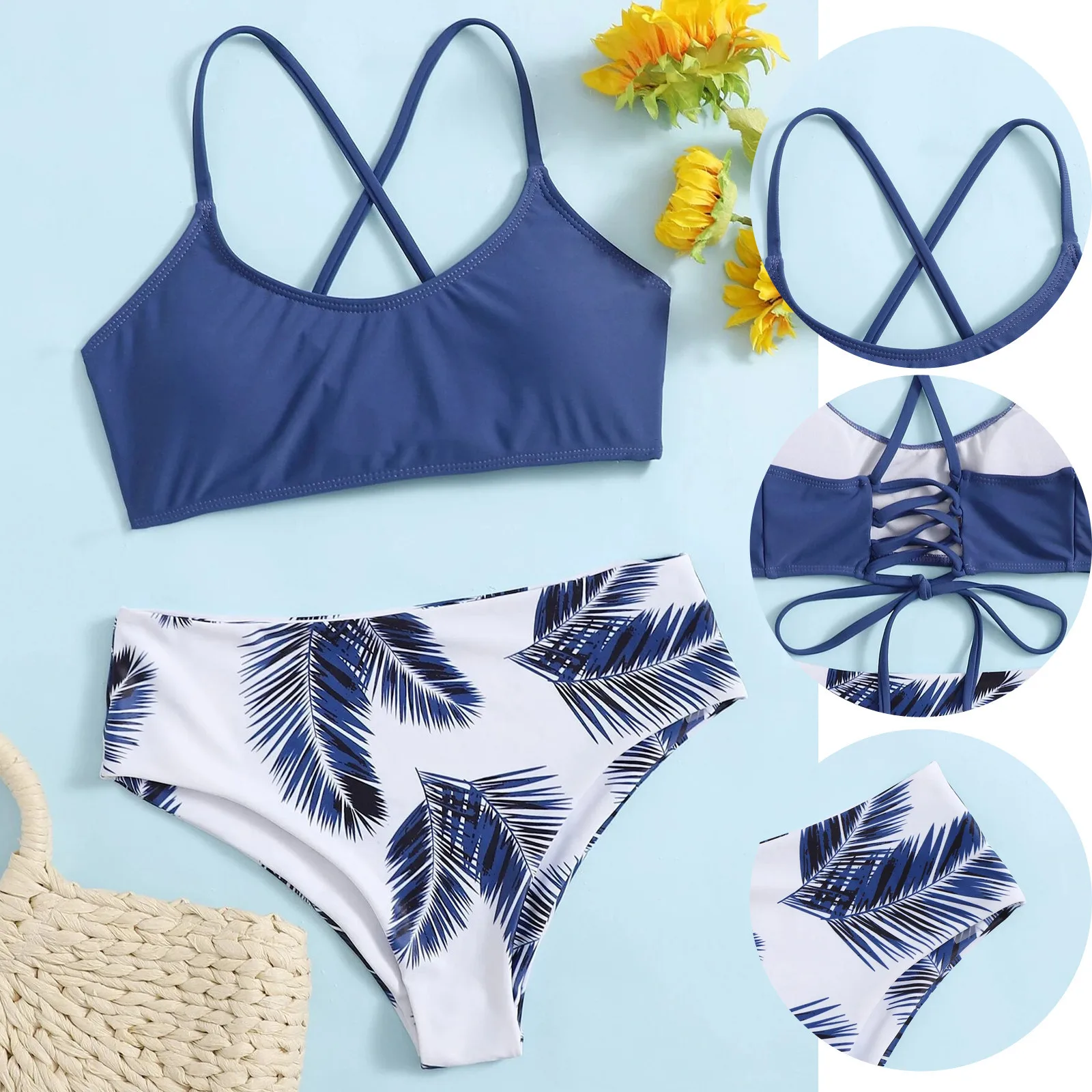 

Купальный костюм для женщин из двух предметов с шортами, женский купальник с запахом, бикини, купальник, пляжная одежда с эффектом пуш-ап, купальники для водного аэробики