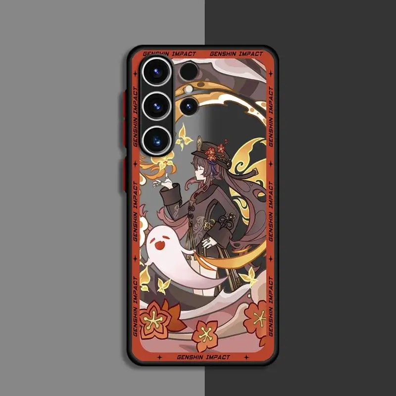 Мультяшные крутые чехлы для телефонов Raiden Zhongli Samsung Galaxy S23 Ultra чехол S20 9 S24 S21 FE Note20 S10