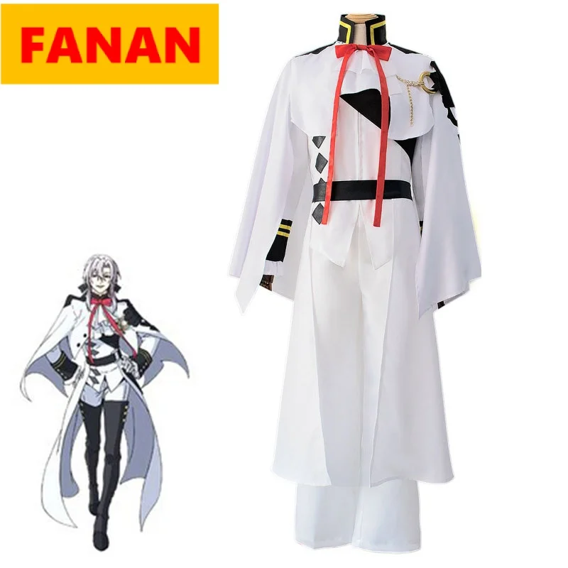 

Аниме сераф из конца Мика Ферид Бартли костюм для косплея Аниме Костюм для выступления косплей одежда на Хэллоуин