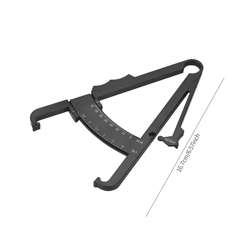 Штангенциркуль для измерения жира в теле клипер комбо с диаграммой процента тела