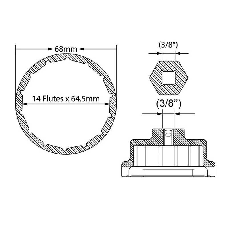 Автомобильный гаечный ключ для масляного фильтра и дренажное устройство