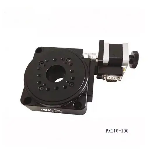 

Electric Rotating Machine Optical Rotating Platform Motorized Rotation Stage 100MM Bearing Scale PX110-100